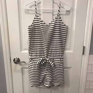 Striped J. Crew Factory romper